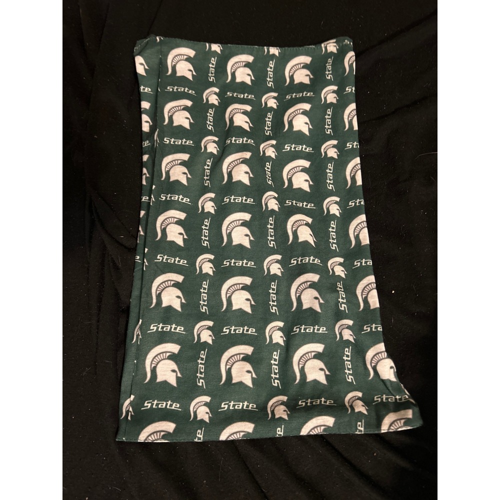 Michigan State Spartans Neck Gaiter Face Mask Scarf Green‎ White MSU NCAA Logo